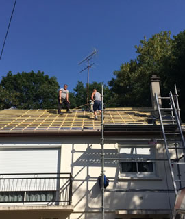 Travaux de construction de toiture à Chelles